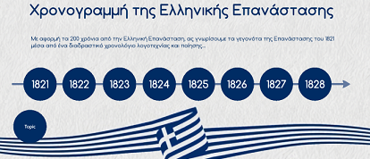 Χρονολόγιο για την Ελληνική Επανάσταση